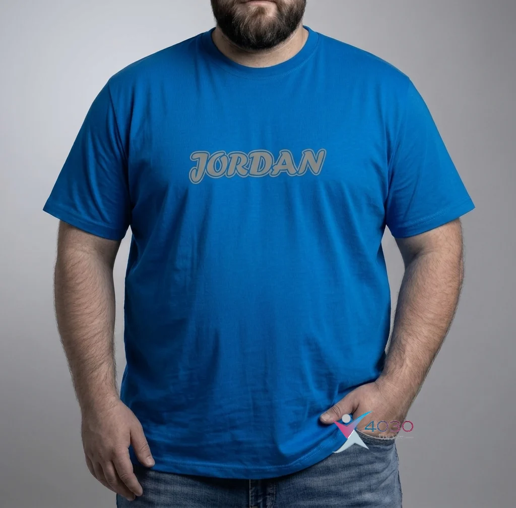 تیشرت پشت طرح دار JORDAN سایز بزرگ مردانه ( 807 )
