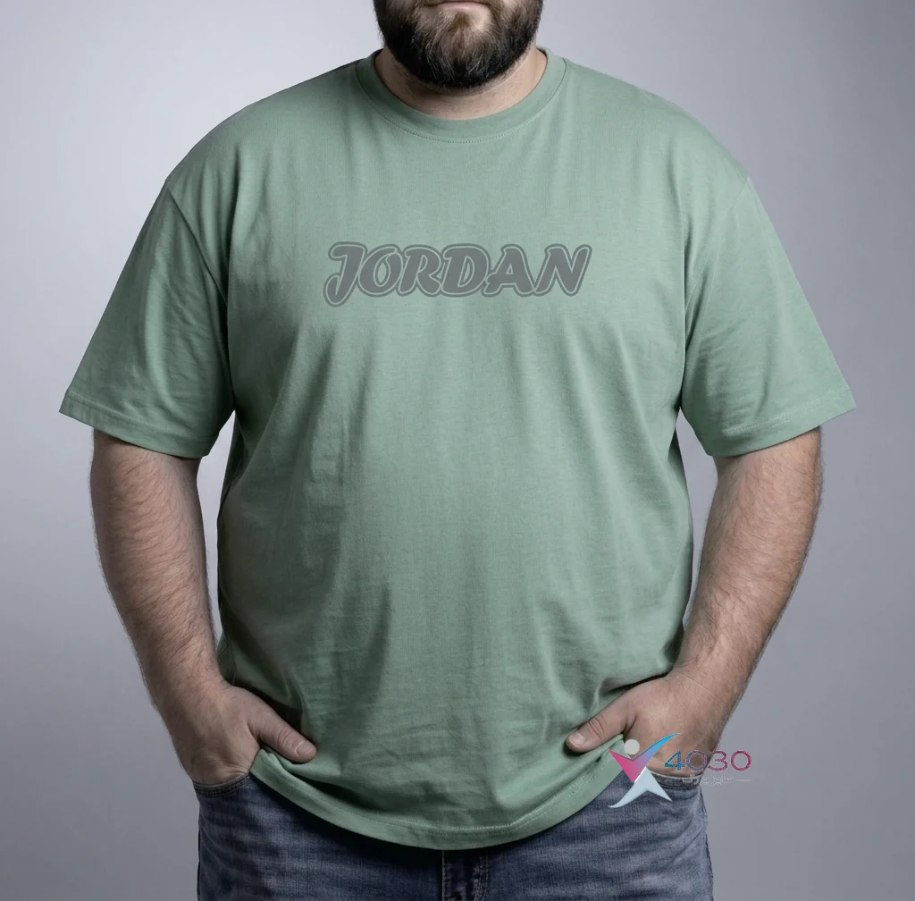 تیشرت پشت طرح دار JORDAN سایز بزرگ مردانه ( 807 ) - Image 10