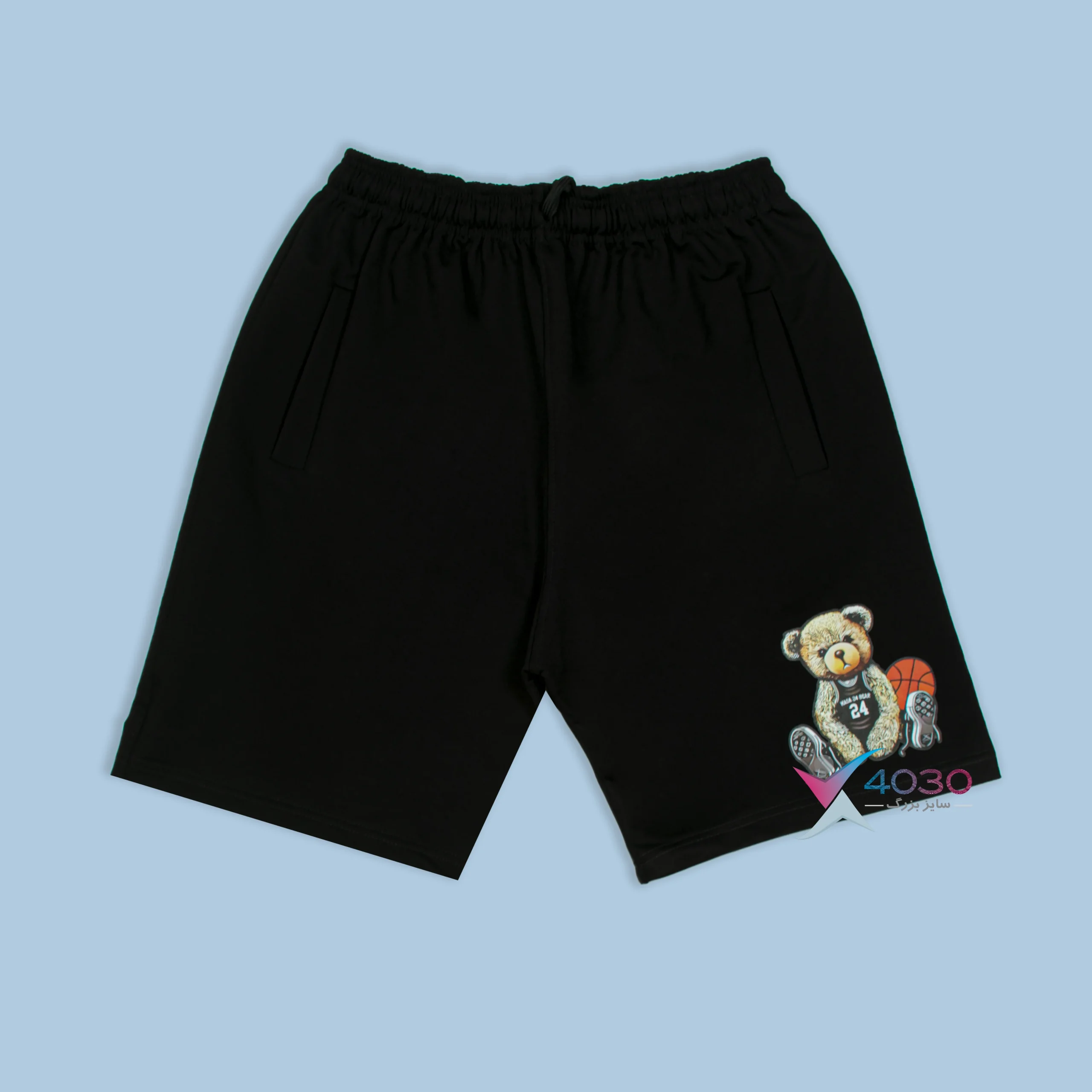 ست تیشرت و شلوارک TEDDY سایز بزرگ مردانه ( 8344 ) - Image 4
