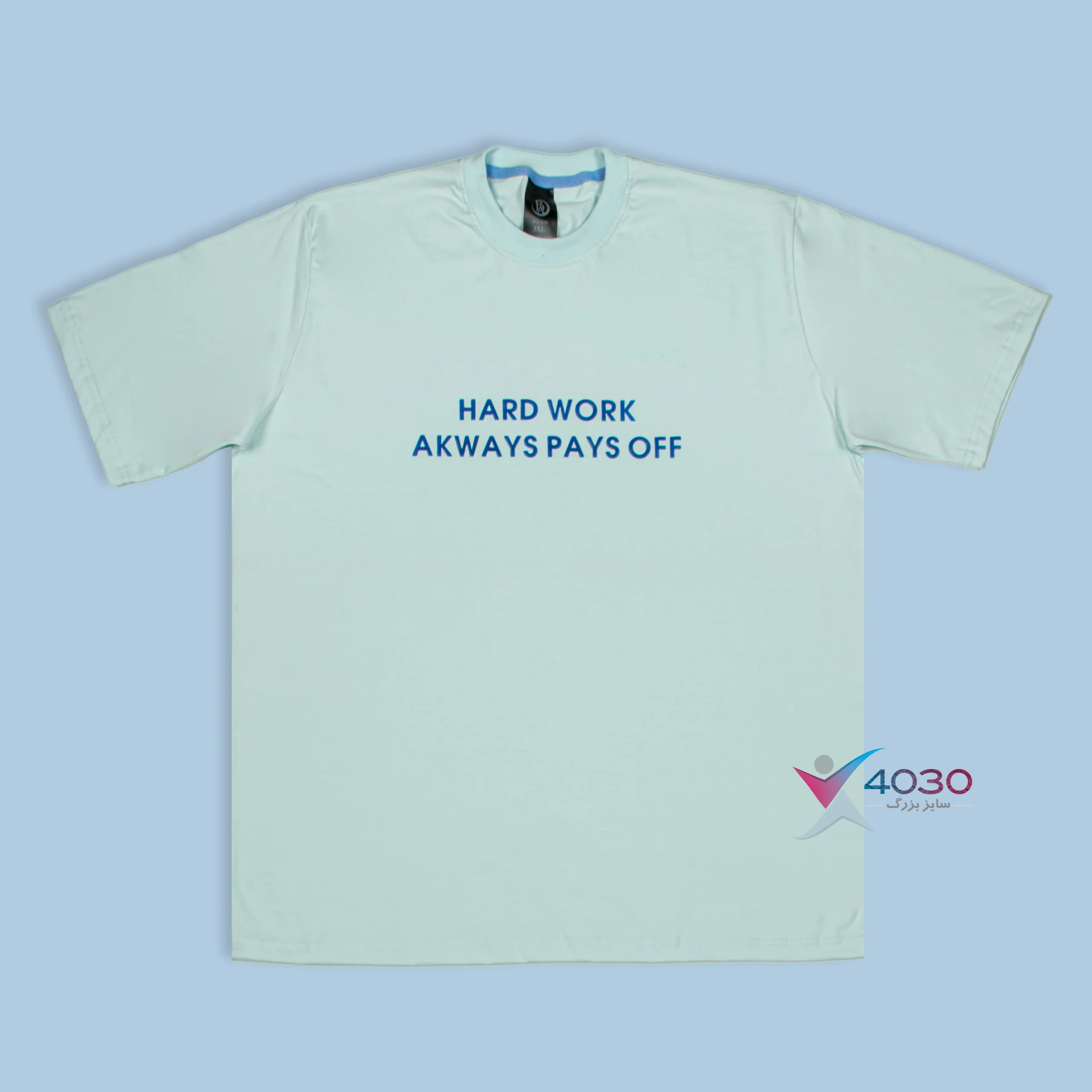 تیشرت HARD WORK سایز بزرگ مردانه ( 835 ) - Image 6