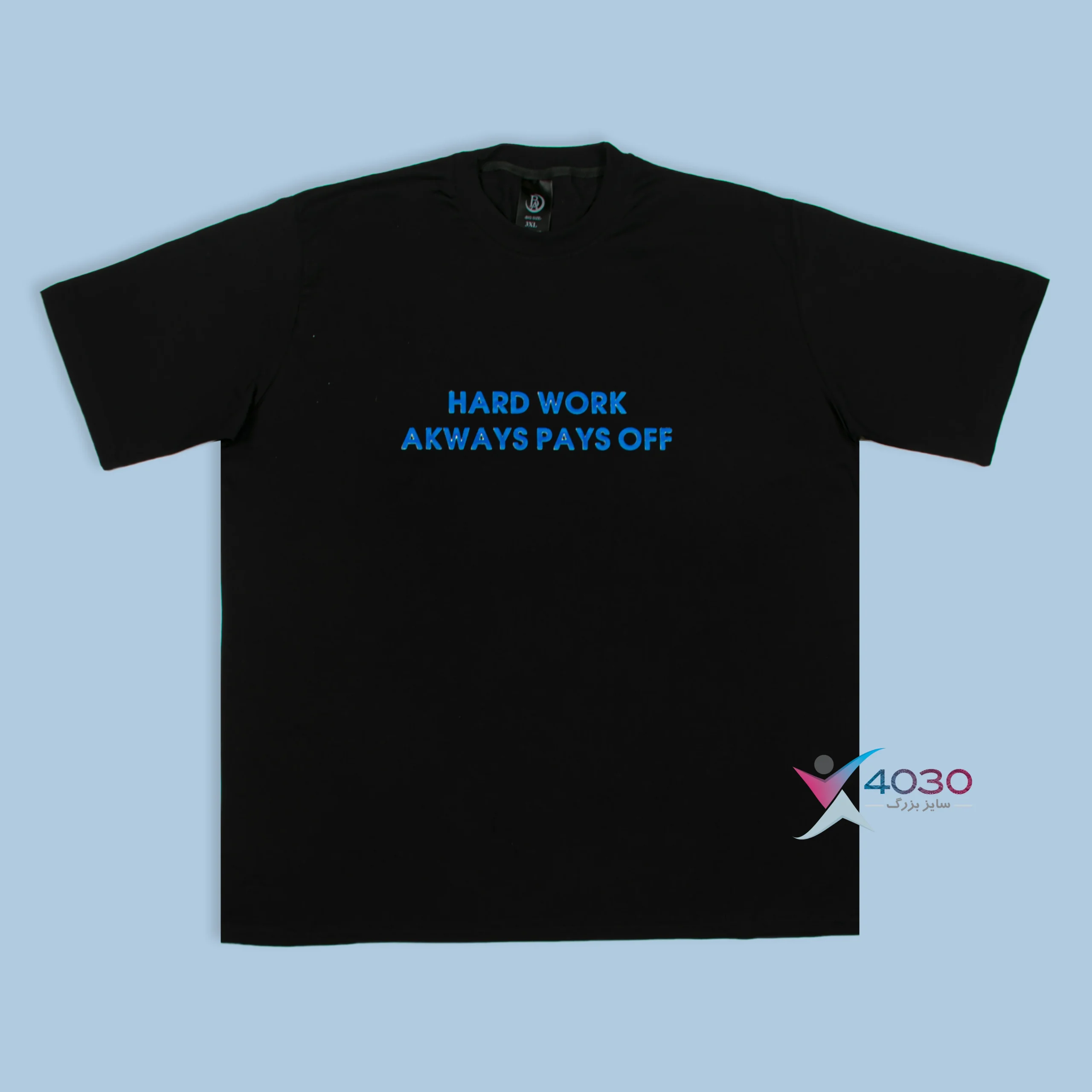 تیشرت HARD WORK سایز بزرگ مردانه ( 835 ) - Image 2