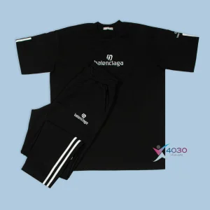 ست تیشرت و شلوار BALENCIAGA سایز بزرگ مردانه ( 8336 )