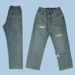 شلوار جین زاپدار بگ استایل BAGSTYLE سایز بزرگ مردانه ( 4550 )