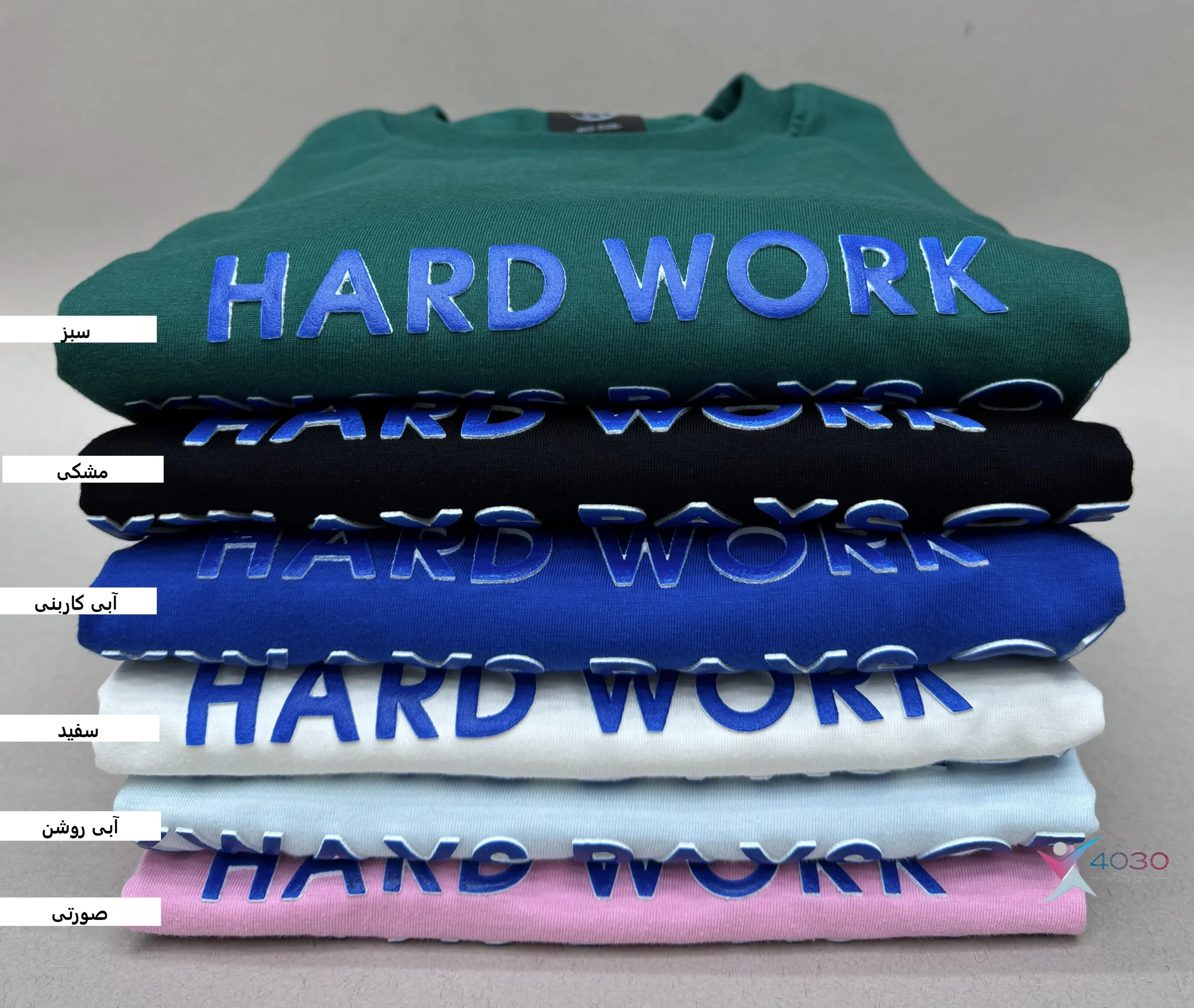 تیشرت HARD WORK سایز بزرگ مردانه ( 835 ) - Image 8