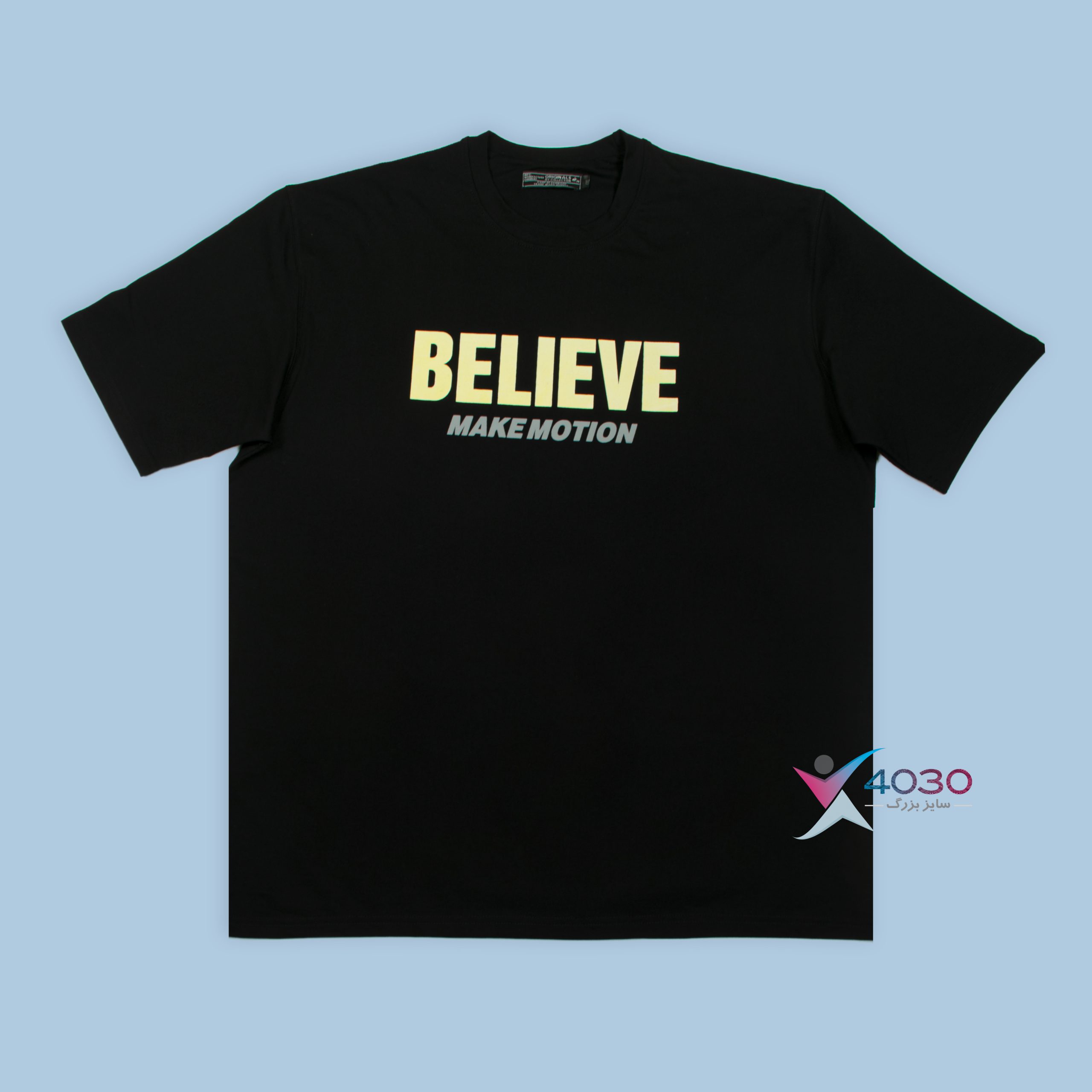 تیشرت پشت طرح دار ماکان BELIEVE سایزبزرگ ( 809 ) - Image 5