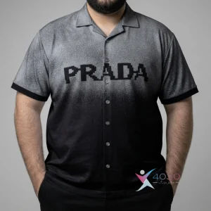 پیراهن آستین کوتاه PRADA سایز بزرگ مردانه