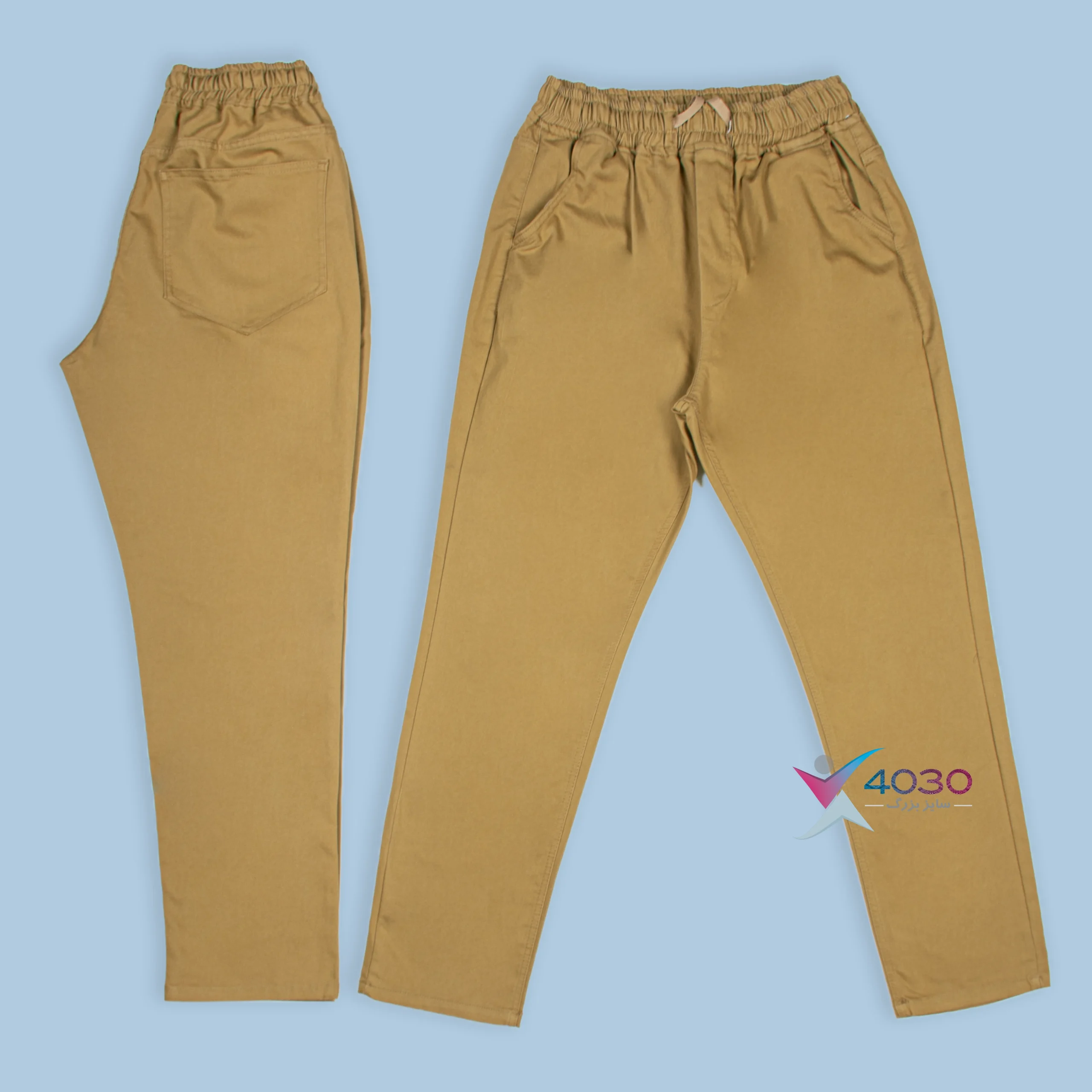 شلوار اسلش کتان BASIC سایز بزرگ مردانه ( 3865 ) - Image 4