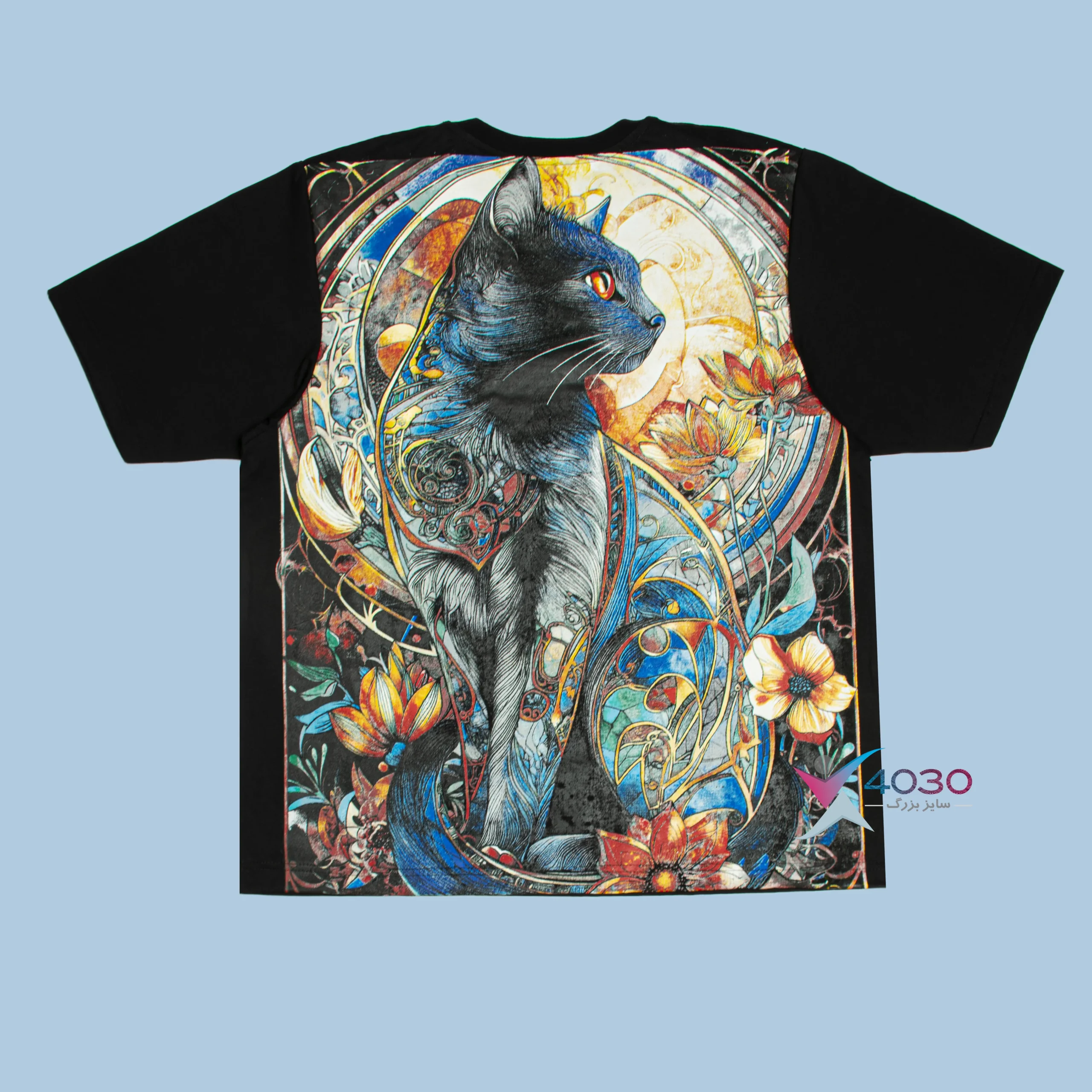 تیشرت پشت طرحدار ماکان CAT سایز بزرگ مردانه ( 883 ) - Image 4