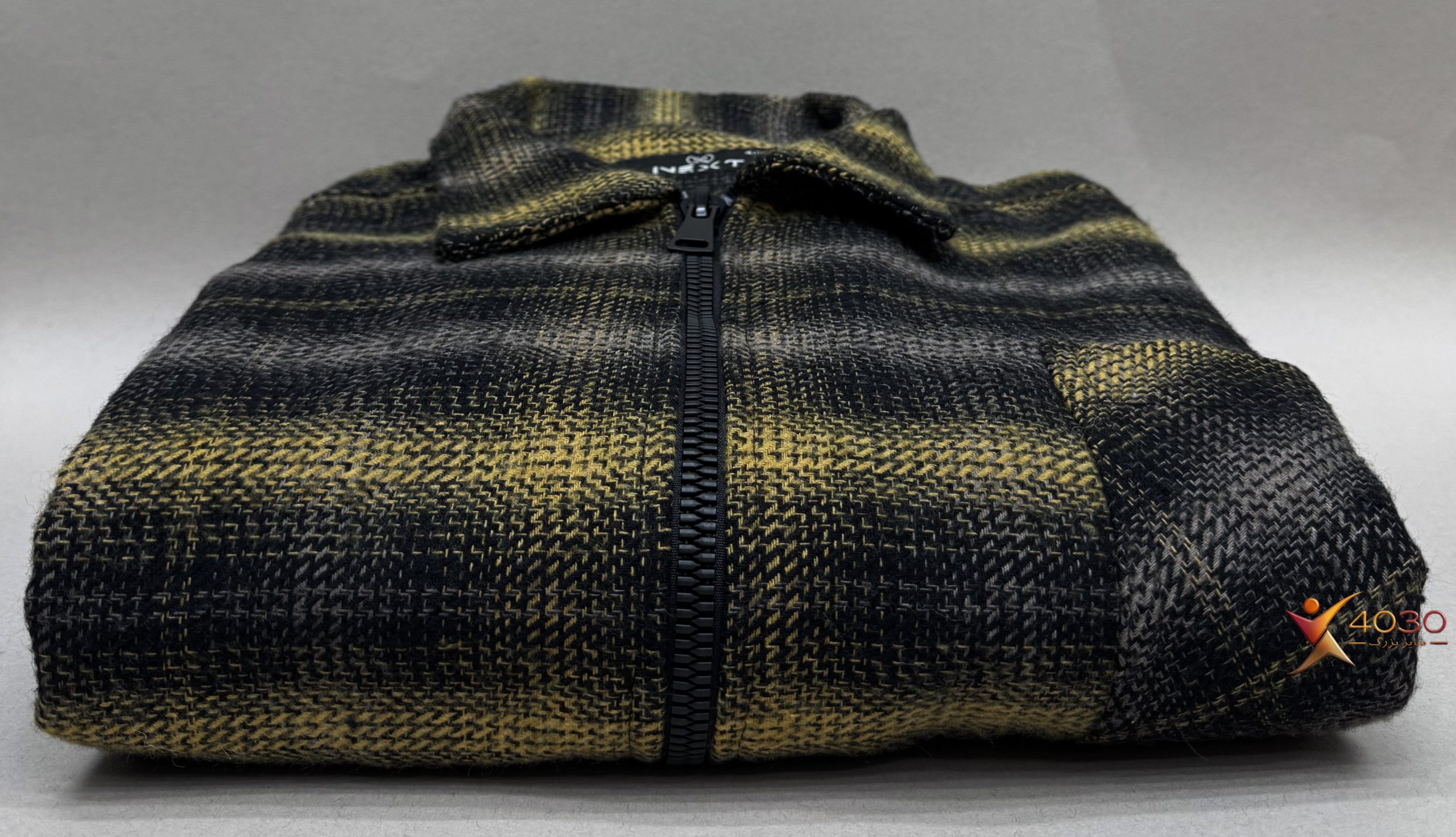 شکت تمام زیپ CHECKED5 سایز بزرگ مردانه ( 5030 ) - تصویر 3