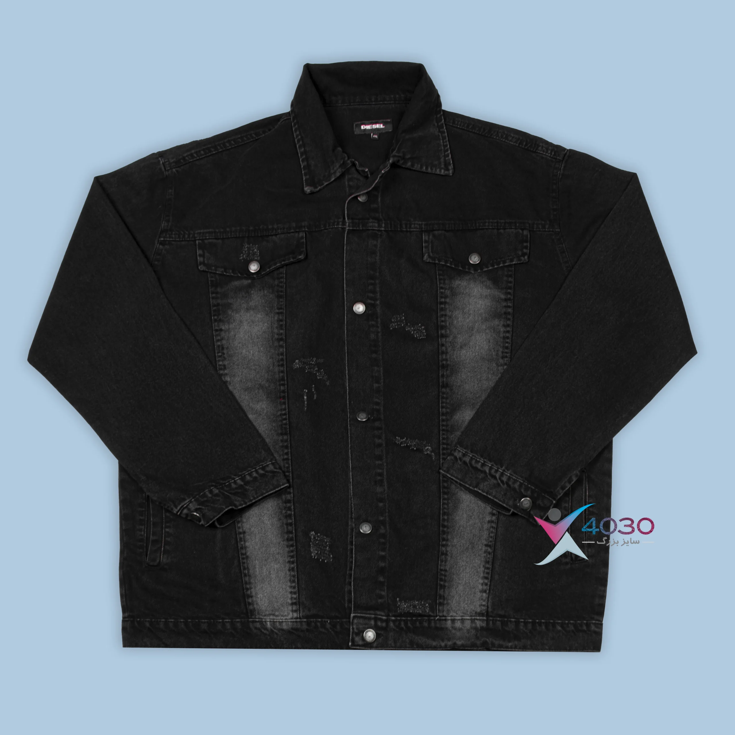 کت جین DIESEL2 سایز بزرگ مردانه ( 5069 ) - تصویر 2