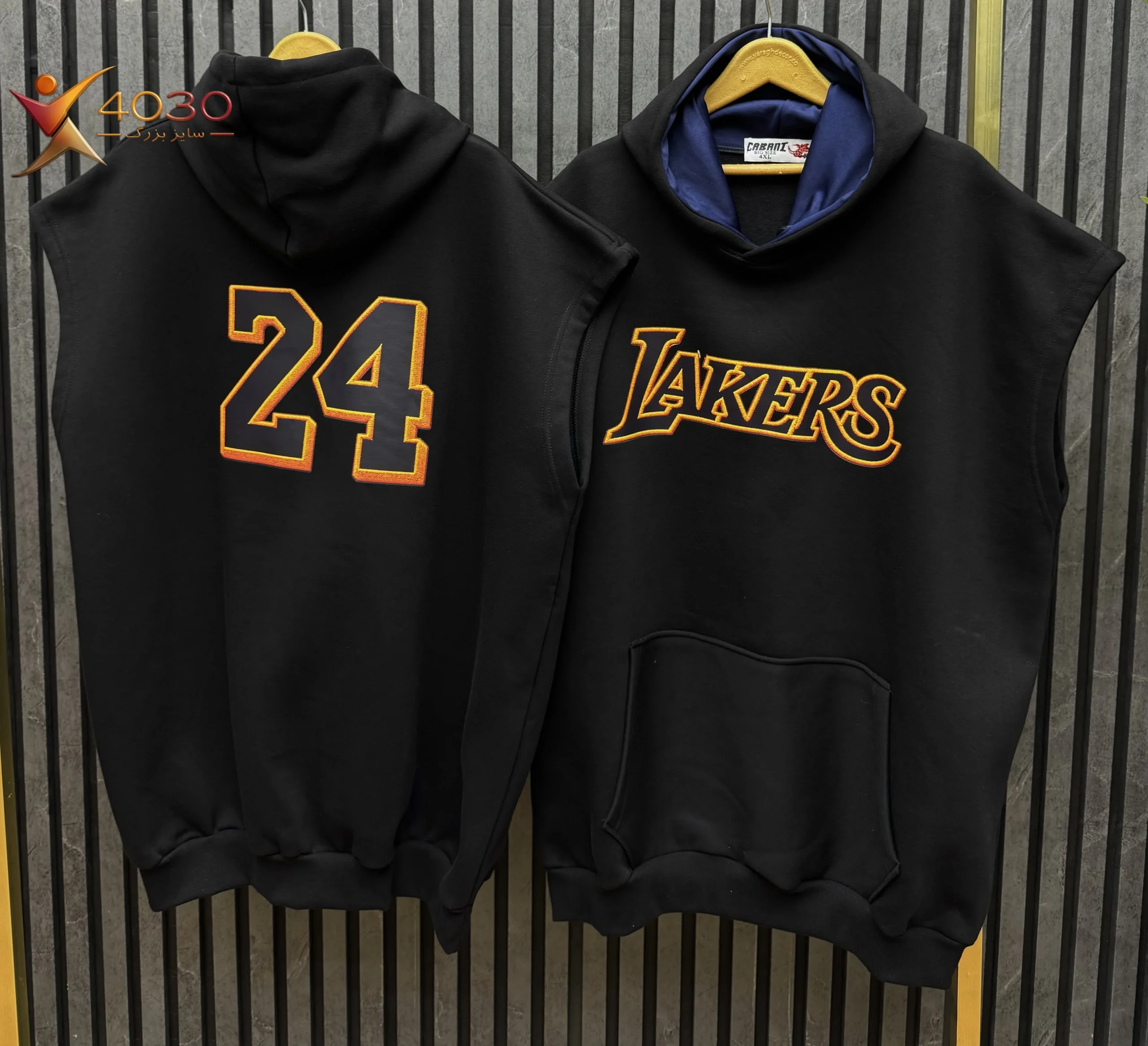 وست هودی LAKERS سایز بزرگ مردانه ( 5066 ) - تصویر 4