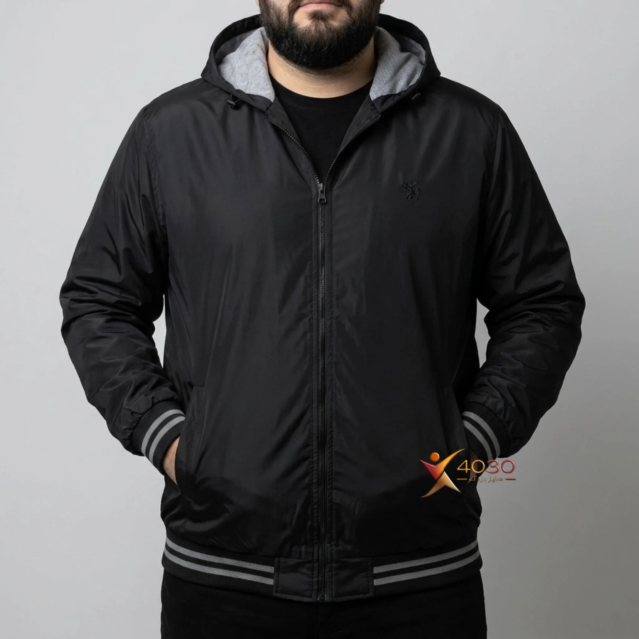 سویشرت کاپشنی POLO سایز بزرگ مردانه ( 5015 ) - تصویر 2
